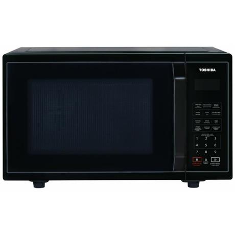Cuptor cu microunde digital Toshiba, 23 L, control Touch, putere 800W, 6 functii presetate (auto), functie blocare copii, culoare negru